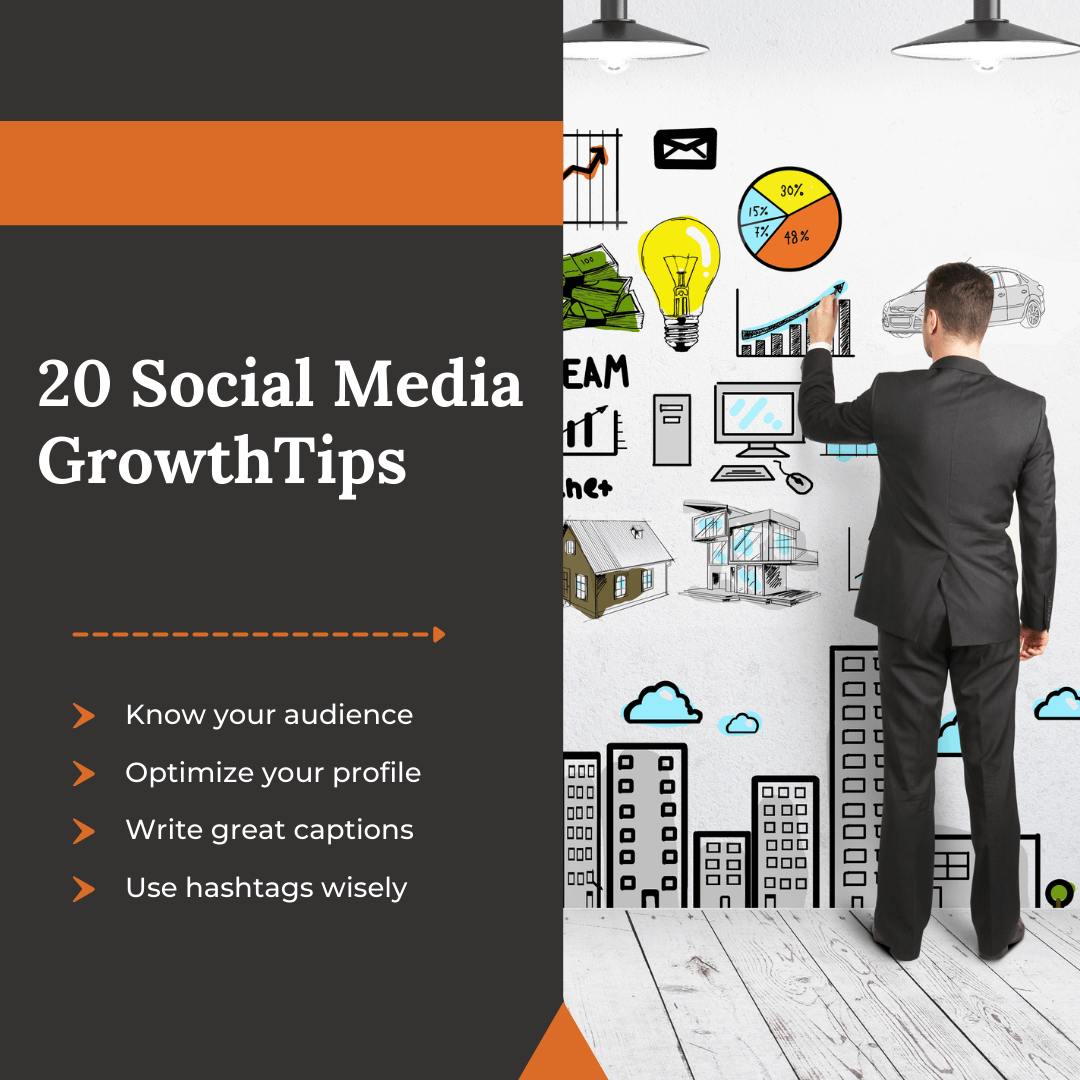 Top 20 Social Media Growth Tips