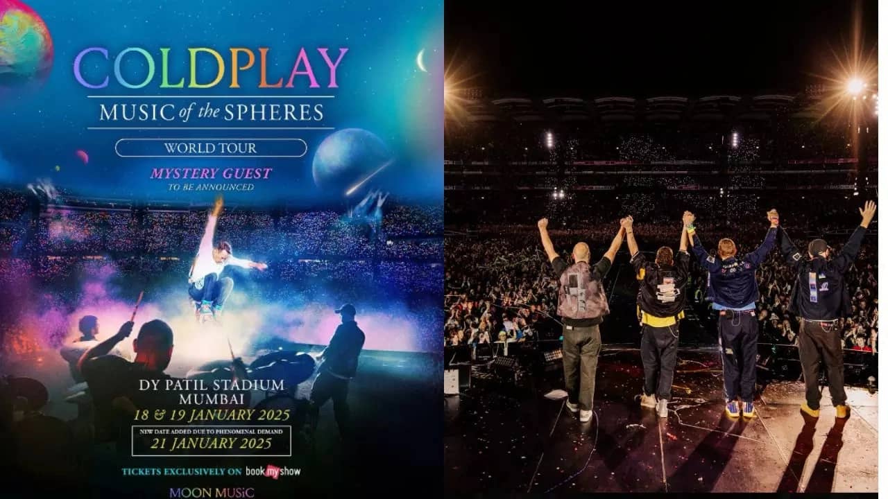 Coldplay Concert at D.Y. Patil Stadium, Mumbai